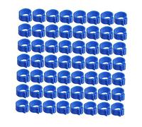 JUMPLAWN 100pièces Anneaux Pigeon Lot de Anneaux Durables pour Identification des Oiseaux De Jambes Réutilisables pour Pigeons Et Autres Volatiles