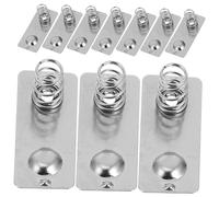 JUMPLAWN 10pièces Ressort De Remplacement De Batterie Nickelé Plaque De Support De Batterie De Rechange pour Borne De Ressort De Conversion pour Télécommande Et Appareils