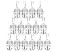 JUMPLAWN 15 Pièces Tube de Brillant à Lèvres en Plastique Réutilisable de Pot à Miel, Contenant Rechargeable pour Usage Quotidien et Création DIY