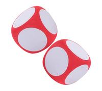 JUMPLAWN 2pièces Dés Effaçables à Sec Mousse De Dices Éducatifs pour Jeux Accessoires Pédagogiques Et Activités Classe Propice à Apprentissage Interactif