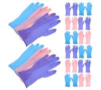 JUMPLAWN 30 Paires Moufles Jetables en Nitrile pour Garçon Fille | Protection des Mains, Prévention des Salissures, Adaptés aux Travaux Créatifs Scolaires Petites Tâches Extérieures