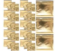 JUMPLAWN 500 Pièces Feuille D'or Décorative pour Loisirs Créatifs, | Clinquant à Éclat Métallique Réaliste, Application Simple, Adhère au Bois, à Résine Plâtre