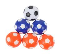 JUMPLAWN 9Pièces Balles de Foot Lot de Colorées Accessoires de Jeu de Table Ballons de Remplacement pour Foot Standard