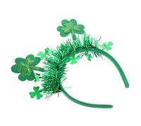 JUMPLAWN Accessoires De Fête Irlandais Diadème Vert à Trois Pour Saint Patrick Pour Célébrations Événements Festifs Confortable Et Léger