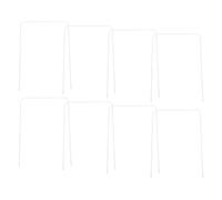 JUMPLAWN Arceaux de Croquet Métalliques de Rechange 8 Pièces pour Pelouse | Fer Blanc, Montage Facile et Usage Polyvalent, Intérieur ou Extérieur, Accessoires de Jeu de Jardin