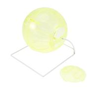 JUMPLAWN Ballon De Course Multifuntionnel pour Hamster Quatre Un Exercices Amusants pour Petits Animaux Jaune
