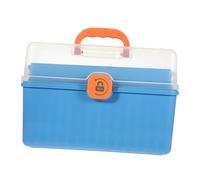 JUMPLAWN Boîte De Plastique Capacité Rangement Portable Avec Poignée Multifonctionnelle Et Sécurisée Pour Maison Bureau