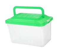 JUMPLAWN Boîte De Transport Polyvalente pour Tortues Et Rongeurs Réservoir Portable Plastique Transparent avec Couvercle Aéré pour Animaux Aquatiques Et Hamsters pour Habitat Sain Et
