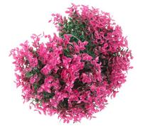 JUMPLAWN Boules d'herbe Soi-même en Plastique Pourpre, Ornement Décoratif de Plafond de Boule, Décoration Réaliste pour Jardin, Balcon et Fêtes Familiales