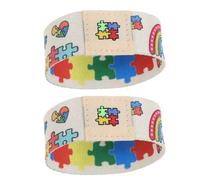 JUMPLAWN Bracelet Sensoriel Forme Puzzle Hx23000 en Polyester pour Garçon | Stimulations Visuelles et Tactiles, Contraste Vif, Usage à Domicile et Activité Coopérative, Modèle Hx23000