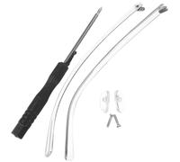 JUMPLAWN Branches de Remplacement Universelles Accessoires de Réparation Confortables pour Lunettes en Acrylique Finition, Paire de 1 pour Usage Quotidien