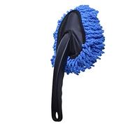 JUMPLAWN Brosse De Nettoyage Intérieure pour Voiture Outil Dépoussiérant Portable Microfibre pour Entretien Automobile Lavage des Bleu