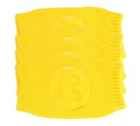 JUMPLAWN Coton Chaussettes de Danse Jaune 2 Paires, pour Chaussures | Maintient les Chaussures Propres, Ajustement Près du Pied, Pratique pour L’entraînement, pour Danseurs