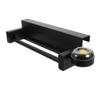 JUMPLAWN Distributeur de Paquet D’épicerie en Fer Noir, Support Mural Compact pour Rouleaux de Paquet à Légumes, Porte-paquet Réutilisable pour Supermarché et Vente au Détail