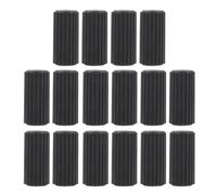 JUMPLAWN Embouts de freins en plastique pour fauteuil roulant et déambulateur, lot de 16, capuchons noirs, accessoires de réparation et de sécurité pour mobilité
