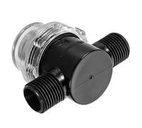 JUMPLAWN Filtre de Tuyau 20mm Mâle, Maille 50 en Métal pour Système | Résiste au Colmatage, Intégration Facile les Espaces Étroits, Cuisine et Camping-car, Noir