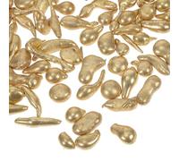 JUMPLAWN Grains de Fonderie en Laiton pour Bijoux, 100g, Or | Résistance la Corrosion, Brillance Éclatante, pour Gravure et Empreinte, Fournitures de Moulage