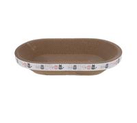 JUMPLAWN Griffoir pour Chat : Lit-griffoir 2 en 1 - Nid Ovale en Carton ondulé pour Chatons d'intérieur - Protection Anti-griffures pour canapé et Meubles