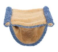 JUMPLAWN Hamac Suspendu Lit Confortable pour Hamster et Écureuil en Polyester Respirant Bois pour Repos et Détente des Petits Animaux pour Cage à Hamster