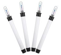 JUMPLAWN Indicateur de Niveau D’Eau pour Pot de Fleur Blanc, Lot de 4 | Plastique, Installation sans Outil, Lecture Simple du Niveau, Usage Jardinage Pratique