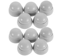 JUMPLAWN Lot de 10 Sets de Sets de Capuchons de Protection en Plastique pour Écrous et Boulons, Sécurité pour Toboggans et Balançoires, Protège Vis Solide et Attire L'attention des Garçon