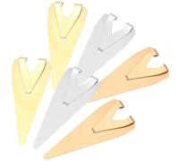 JUMPLAWN Lot de 12 Marque-pages en Laiton Faits Main, Organisateurs de Documents Élégants, Accessoires Pratiques pour Étudiants et Collègues, Design Flèche Vintage en Métal