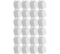 JUMPLAWN Lot de 24 Éponges Dégradées Blanches de Coin pour Nail Art, Éponge à Manucure Absorbante et Sûre, Accessoires Professionnels pour Maquillage et Design D'ongles
