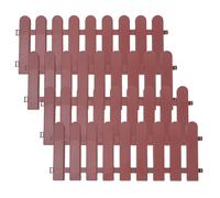 JUMPLAWN Lot de 4 Panneaux de clôture Isolante pour Tortues - Enclos pour Petits Animaux, Bordure de Jardin - Parc à Jeux extérieur en Plastique