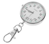 JUMPLAWN Montres à Clip pour infirmières en Acier Inoxydable avec Support numérique rétractable, Accessoires Pratiques pour Femmes en Milieu Couleur Aléatoire