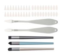 JUMPLAWN Outil D’estompe Graphite pour Étudiants en Art, Pointe Conique | Contrôle Précis, Poignée Ergonomique, pour Portraits et Scènes Naturelles, Papier 8k, Détails Fins