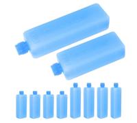 JUMPLAWN Pack Réfrigérant 10 Pcs pour Ventilateur Rafraîchisseur D’air, Blocs de Glace Alimentaires Réutilisables, Mini et Petit Format, Glace Instantanée pour Conservation et