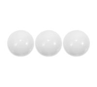 JUMPLAWN Perles de Roulette Blanche en Résine de Remplacement 3 Pièces | Perles de Roue Russe, Forme Ronde, Claires et Distinctes, pour Tables de Jeu et Organisateurs