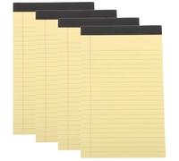 JUMPLAWN Petit Bloc-notes Juridique Rechargeable 4pcs, Jaune, Papier