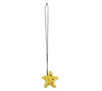 JUMPLAWN Petit Ocarina en Céramique Jaune à Six Trous, Forme Étoile de | Instrument de Poche Léger, Adapté aux Garçon et Filles Débutants, Format Portable, Style Décoratif, Usage Musical