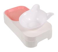 JUMPLAWN Planteur De Graminées pour Chats Distributeur Automatique De Nourriture Et Eau Bol De Nourriture Design à Double Pratique Et Facile à Nettoyer