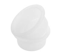JUMPLAWN Plaque Chauffante Blanc pour Fondants Parfumés 2 Pièces Plateau de Remplacement Silicone Réutilisable, Compatibilité pour Chauffe-Cire Maison Espaces Méditatifs