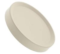 JUMPLAWN Plateau de Plantes à roulettes, Base Ronde 21,5cm à Roulements | Structure Métal Plastique, Roues Cachées Pivotantes 360°, Mobilité Légère, pour Patio et Soucoupes