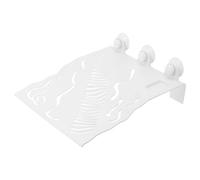 JUMPLAWN Plateforme Flottante Blanche en PP pour Tortues Zone de Repos et Aire d'alimentation, pour Se Prélasser et Cacher L'aquarium ou Terrarium