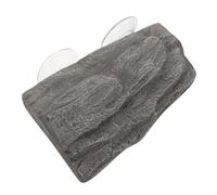 JUMPLAWN Plateforme Flottante pour Tortue avec Ventouses Réglables Décor Résine pour Terrarium Aquatique Aire de Repos et Escalade pour Reptiles Plateforme Multi-Usage pour Tortues et