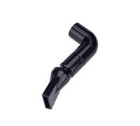 JUMPLAWN Pompe de Sortie d'eau pour Aquarium Bec de Canard Noir, Plastique Solide, Diamètre Intérieur 6mm, Extérieur 8mm, Rotatif à 360 Degrés pour Aquarium et Fish Tank