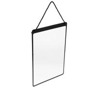 JUMPLAWN Porte-papier en Plastique Noir pour Affiche Solde Installation Facile, Support Polyvalent pour Supermarché et Restaurant