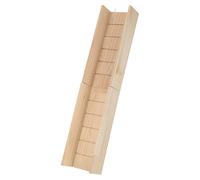 JUMPLAWN Rampe pour Cage à Cochon d'Inde : Toboggan décoratif pour Petits Animaux - Plateforme d'escalade Pliable en Bois de 60 cm pour Rats, idéale pour la décoration de la Cage et comme