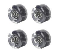 JUMPLAWN Roues de Patins à Roulettes Lumineuses Pu à Double Rangée pour Garçon et Filles, 1 Set Roulements, pour Patinage Compétitif et Loisirs en Intérieur