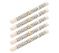JUMPLAWN Rouleau Mezouza Traditionnel 5 Ensembles Papier Corde Porte | Décor Bénédiction Maison, Résiste au Gondolage la Décoloration, Style Classique Beige