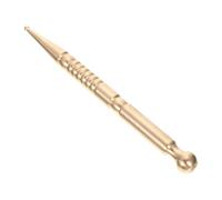 JUMPLAWN Stylo massage etain en laiton or, accessoire de massage visage pour pression des tendons, bâton de massage pour méridienne, usage salon de beauté ou maison