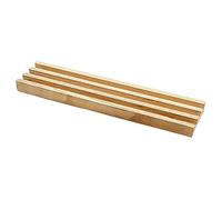 JUMPLAWN Support de Domino en Bois Antidérapant Support Multifonction Plateau de Jeu de Société Accessoire de Jeu Rangement 1 Pièce