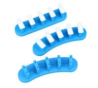 JUMPLAWN Support D'entraînement pour Ongles et Support Lotus 3 Pièces en Plastique avec 10 Plaques pour Pratique et Exposition, pour Salons de Manucure et Mariages