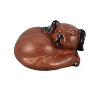 JUMPLAWN Urne funéraire pour Chien endormi - Souvenir commémoratif en résine pour Animaux de Compagnie - Boîte de Rangement pour Les Cendres de Votre Chien adoré et élément de décoration