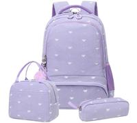 Jumpopack Cartable Fille CP Primaire Grande Capacité Sac à Dos Enfant Sacs Scolaires, Cartables et Trousses Pourpre