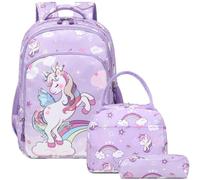 Jumpopack Cartable Filles Cartables école Primaire Licorne Sac à Dos Enfant Ensemble de Sacs d'école Sac Ecole Sac Ados Fille